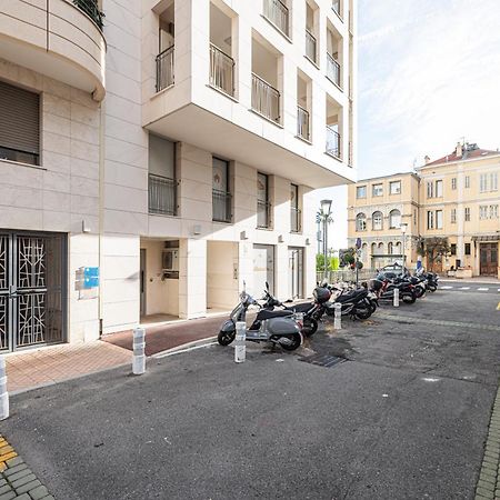 Studio Centre Terrasse Climatisation 50M Plage Menton Exterior foto