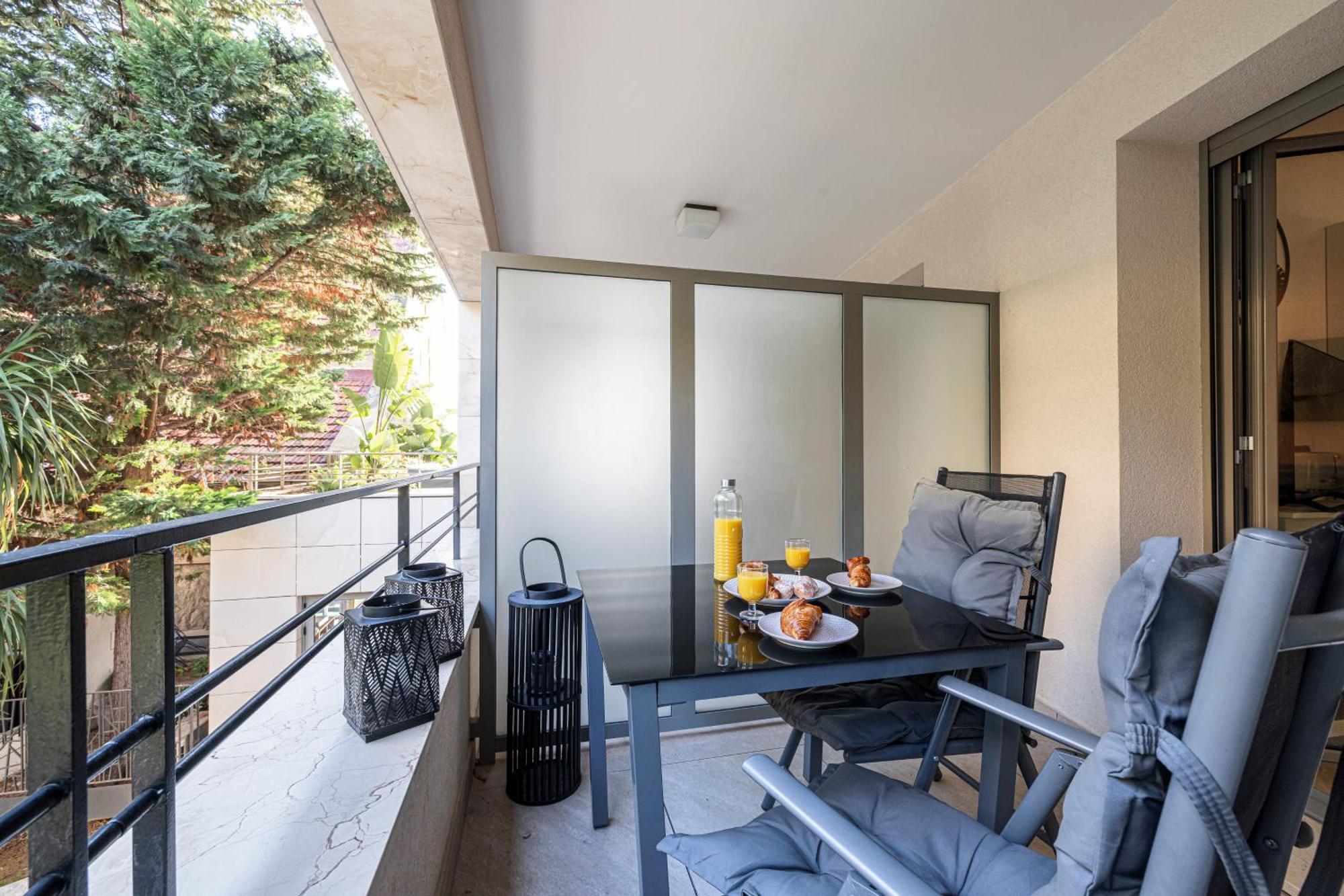 Studio Centre Terrasse Climatisation 50M Plage Menton Exterior foto