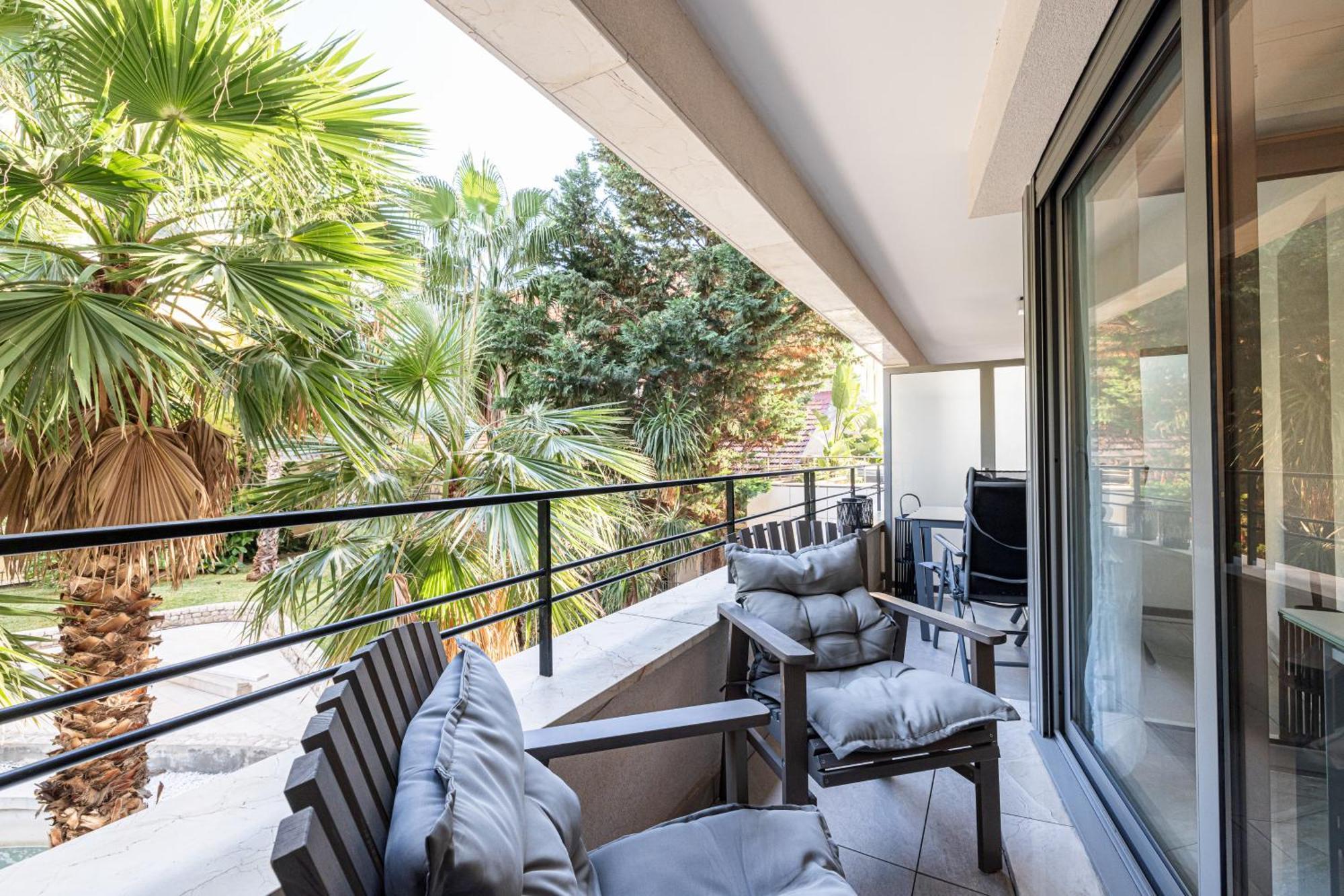 Studio Centre Terrasse Climatisation 50M Plage Menton Exterior foto