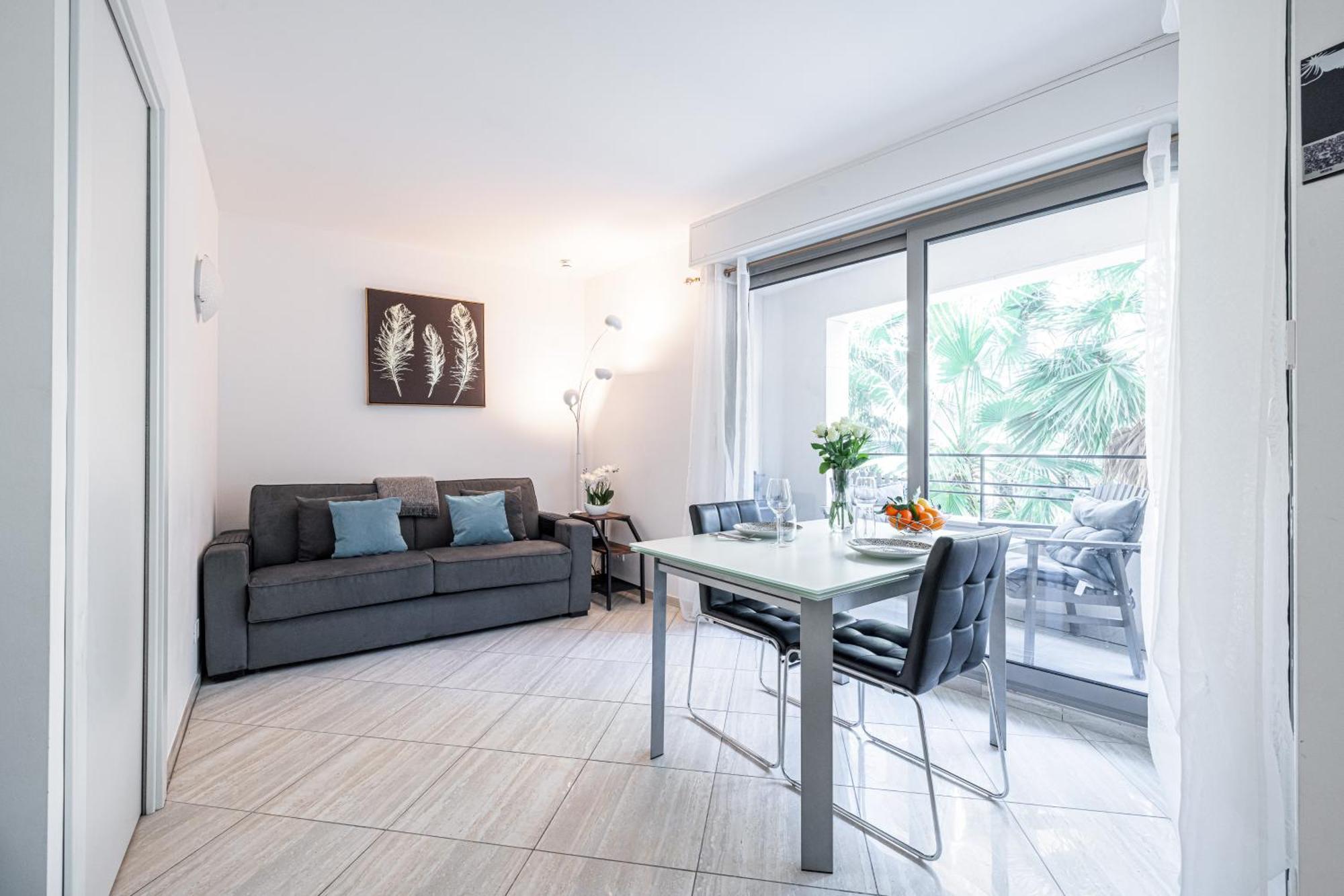 Studio Centre Terrasse Climatisation 50M Plage Menton Exterior foto