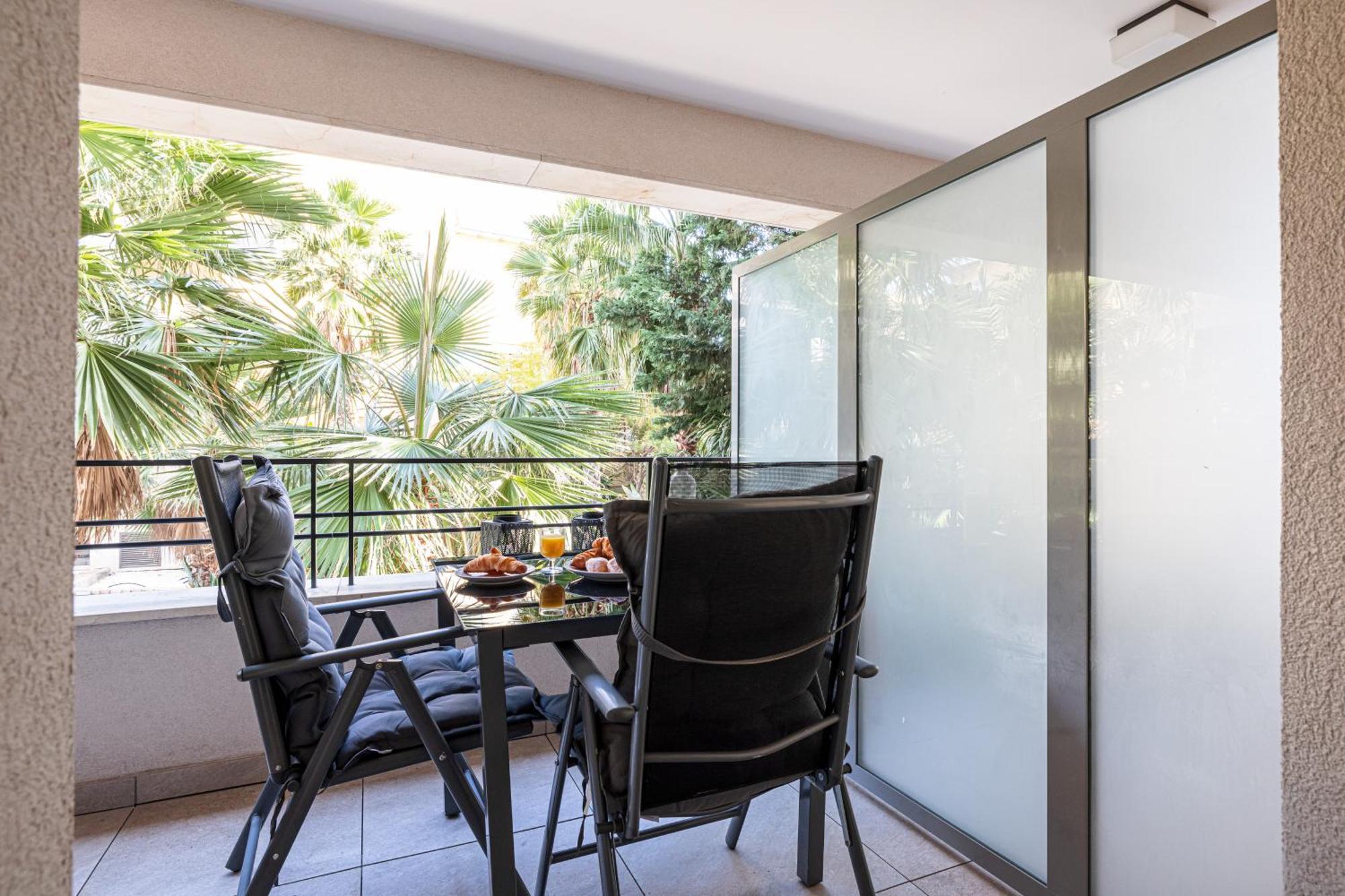 Studio Centre Terrasse Climatisation 50M Plage Menton Exterior foto